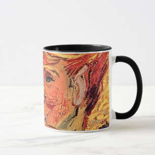 Caneca Vincent Van Gogh - Jovem com Centáurea
