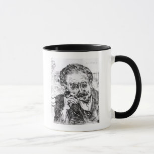 Caneca Vincent van Gogh   o homem com a tubulação