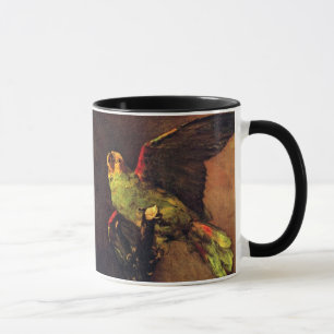 Caneca Vincent Van Gogh - O Papagaio Verde Amante das Ave