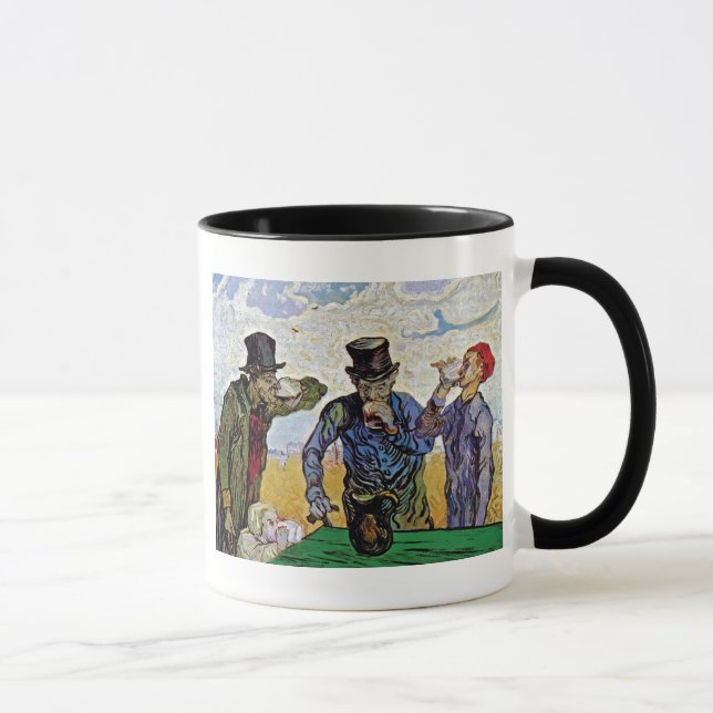 Caneca Vincent Van Gogh - Os Bebedores - Arte Fina (Direita)
