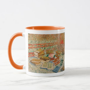 Caneca Vincent van Gogh   os livros amarelos, 1887