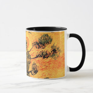 Caneca Vincent Van Gogh - Pinheiros Contra um Céu Vermelh