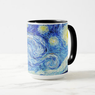 Caneca Vincent Van Gogh, pintura A Noite Estrelada