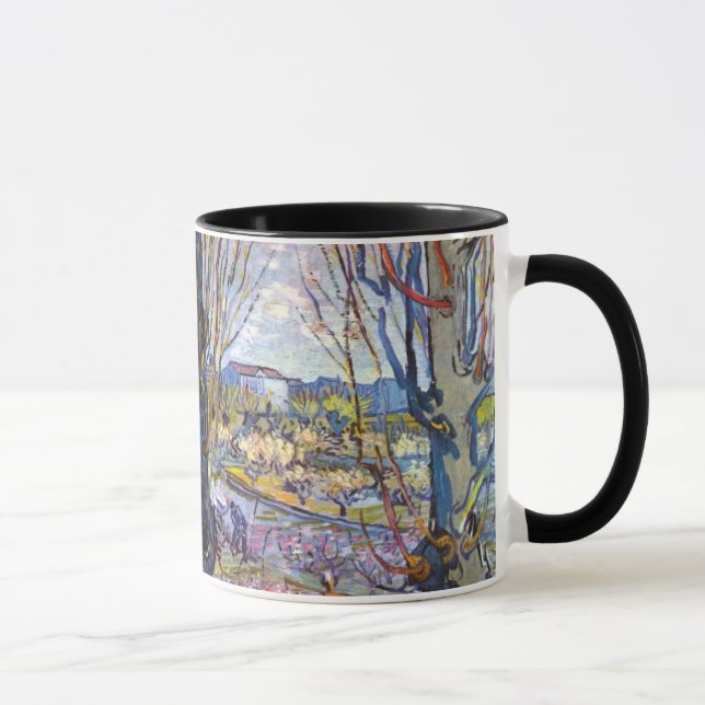 Caneca Vincent Van Gogh – Pomar em Flor com Álamo (Direita)