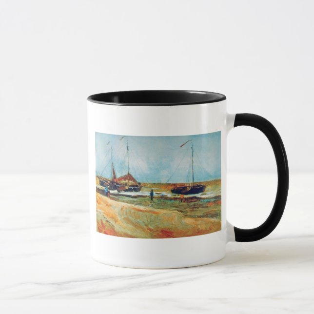 Caneca Vincent Van Gogh - Praia em Scheveningen Arte Fino (Direita)