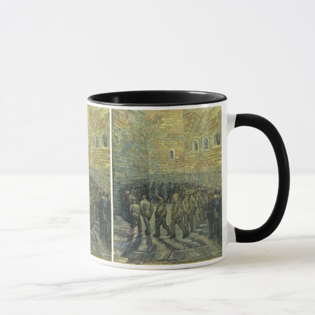 Caneca Vincent van Gogh - Prisioneiros Exercitando-se (Direita)