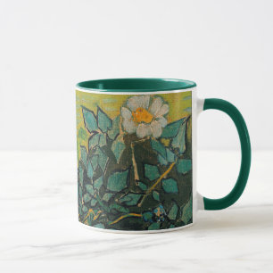 Caneca Vincent Van Gogh Rosas Wild Vintage Arte Floral