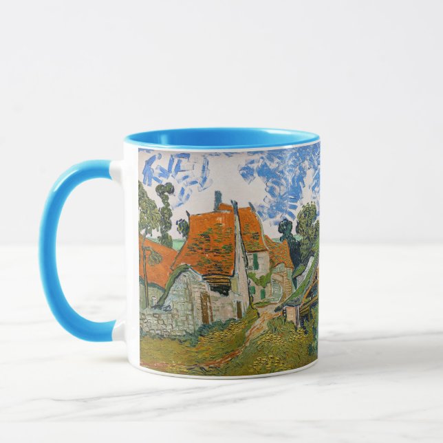 Caneca Vincent van Gogh - Rua em Auvers-sur-Oise (Esquerda)