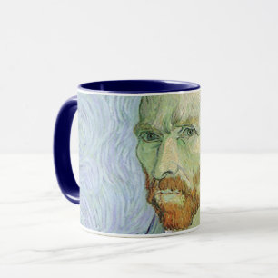 Caneca Vincent van Gogh - Van Gogh Autorretrato de Azul