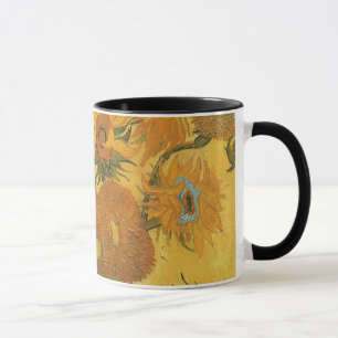 Caneca Vincent van Gogh - Vase com Quinze Girassóis