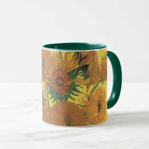 Caneca Vincent van Gogh - Vaso com Quinze Girassóis
