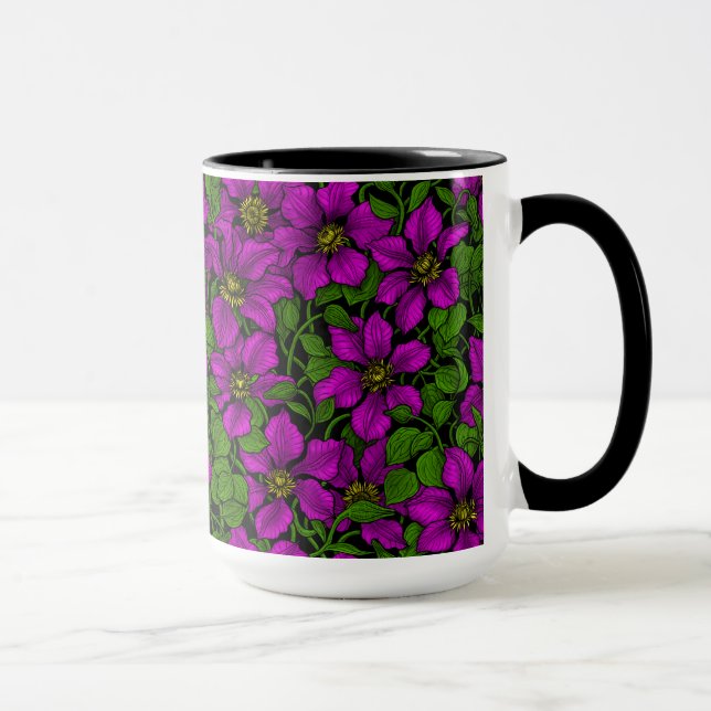 Caneca Vinha de Clematis rosa (Direita)