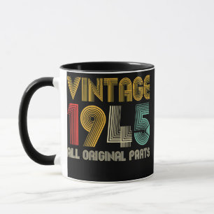 Caneca Vintage 1945 Todas as peças originais com 77 anos 