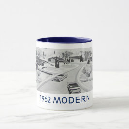 Caneca Vintage 1962: Mug Residencial Modernista