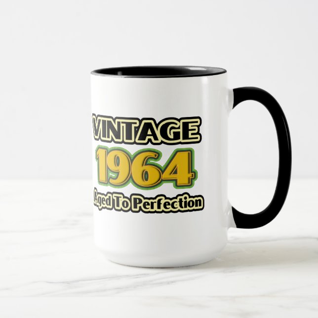 Caneca Vintage 1964 - Idade Para Perfecção (Direita)