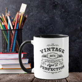 Caneca Vintage Aged to Perfected Coffee Mug