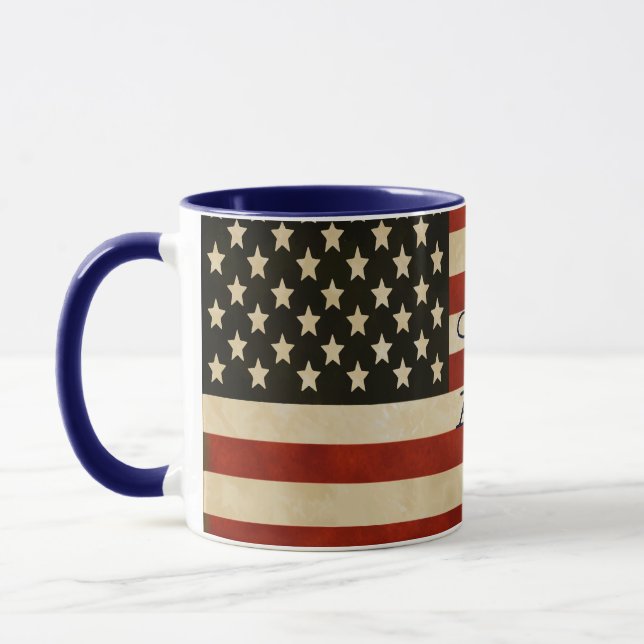 Caneca Vintage American Flag GIFTS (Esquerda)