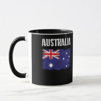 Caneca Vintage Australia Flag Pride