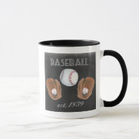 Vintage Baseball Chalkboard Design