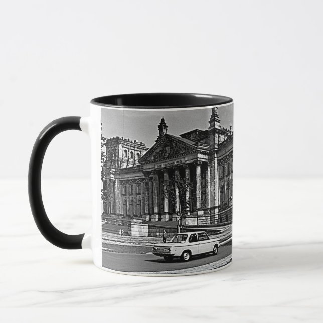 Caneca Vintage Berlin Reichstag Parlamento (Esquerda)