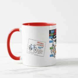 Caneca Vintage Bike Ad