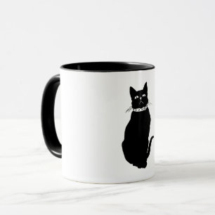Caneca Vintage Black Cat