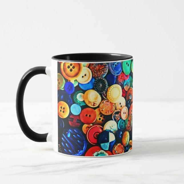 Caneca Vintage Buttons (Esquerda)