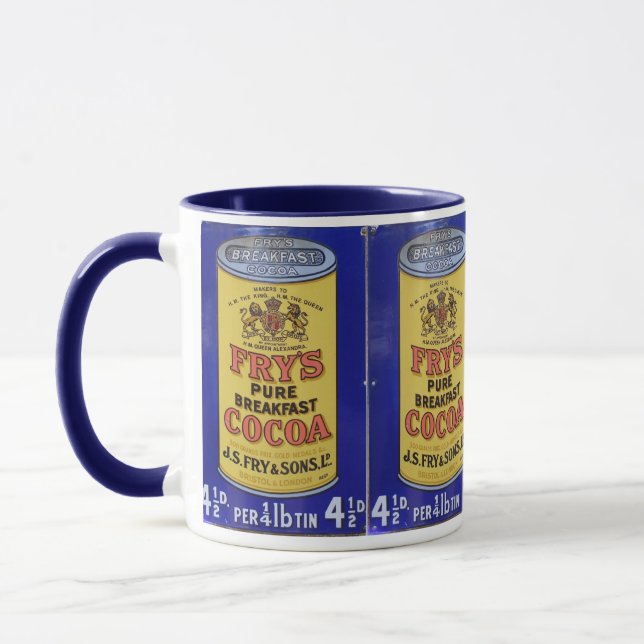 Caneca Vintage Cacau Ad Hot Chocolate Mug (Esquerda)
