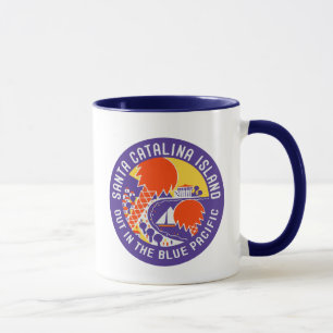 Caneca Vintage Catalina Island Mug