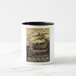 Caneca Vintage Cendrillon Cinderella French Opera Paris