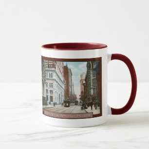 Caneca Vintage Centro Pittsburgh Coffee Mug