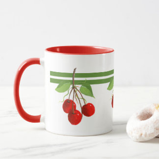 Caneca Vintage Cherries Mug