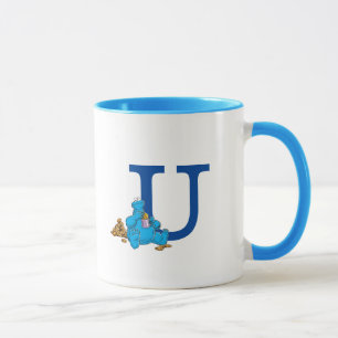 Caneca Vintage Cookie Monster Monster Comendo Cookies Mon