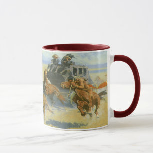 Caneca Vintage Cowboy, Downing the Nigh Leader, Remington