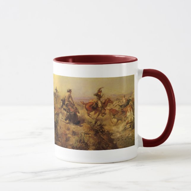 Caneca Vintage Cowboys, Derrubados pelo CM Russell (Direita)