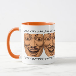 Caneca Vintage Creepy Comedy Mask Mug
