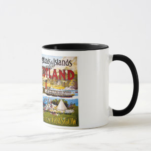 Caneca Vintage de Glasgow dos navios de Royal Mail