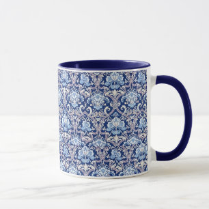 Caneca Vintage Decorative Art 19º Século Design Floral
