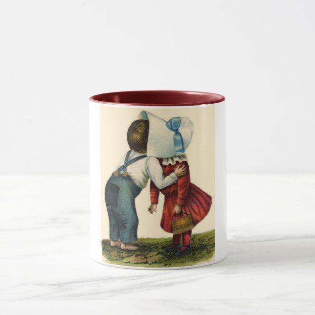 Caneca Vintage First Kiss Mug (Centro)