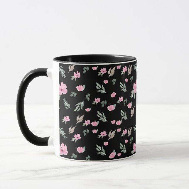 Caneca Vintage Flor Botânico (Esquerda)