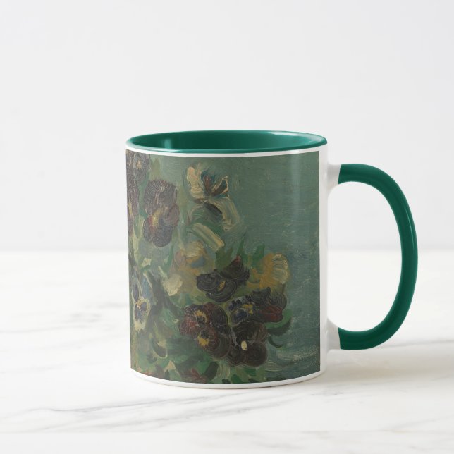 Caneca Vintage Flowers Van Gogh Basket of Pansies (Direita)