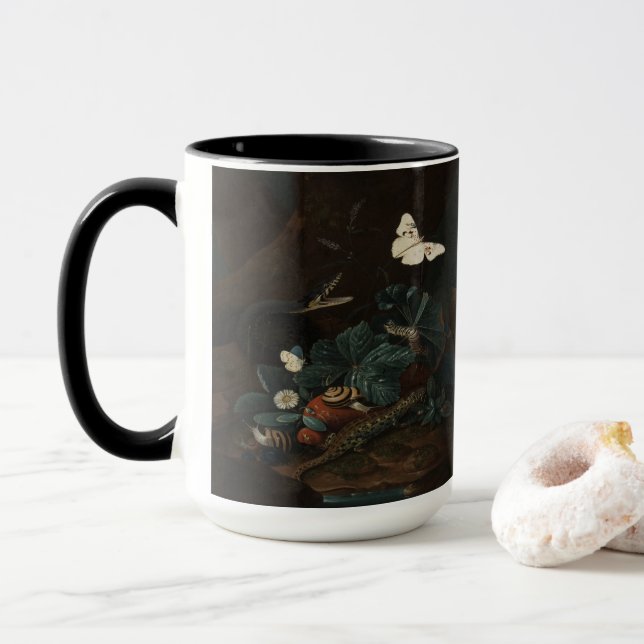 Caneca Vintage Forest Floor Ainda Life (Com Donut)