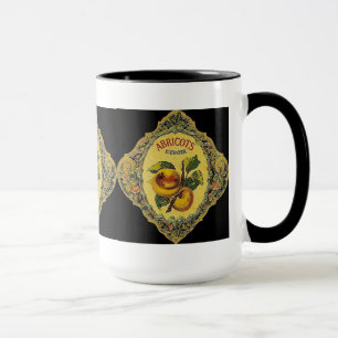 Caneca Vintage French Apricot Label - Mug