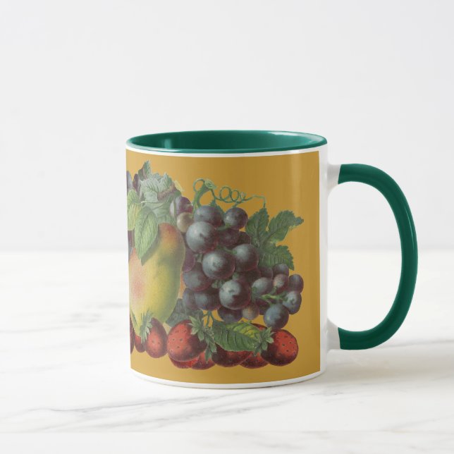 Caneca Vintage Fruta Art Coffee Mug (Direita)