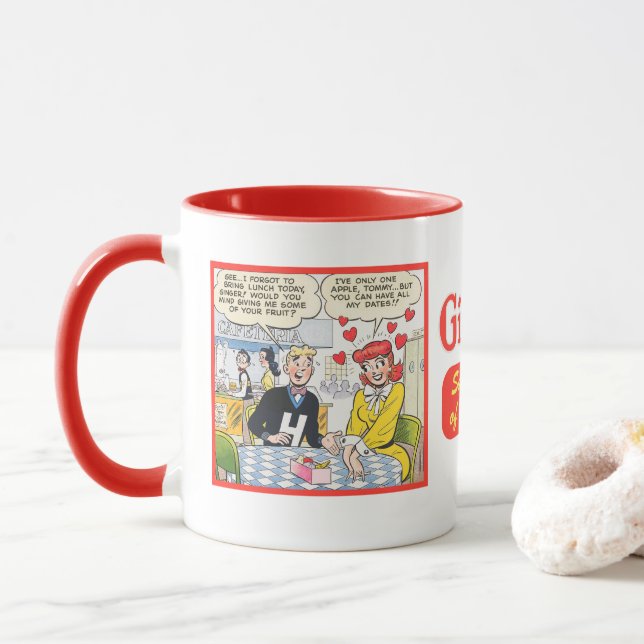 Caneca Vintage Ginger Sweetarts. (Com Donut)