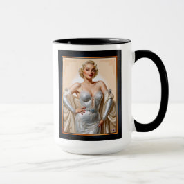 Caneca Vintage Glamor Hollywood Blonde Beauty