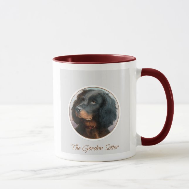 Caneca Vintage Gordon Setter (Direita)
