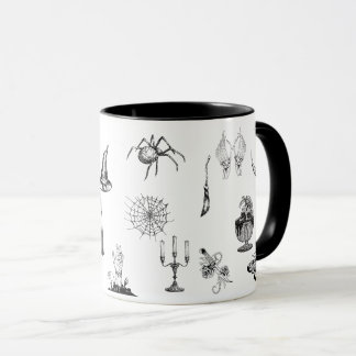 Caneca Vintage Gótica Oculta
