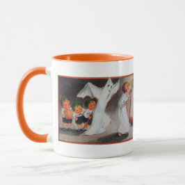 Caneca Vintage Halloween Girl com Candle Mug