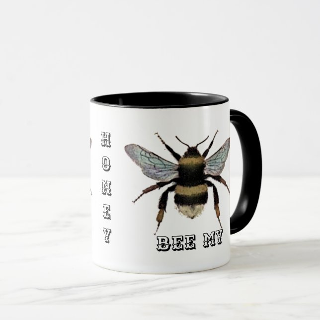 Caneca Vintage Insetos Bebe Minha Entomologia Entusiasta (Frente Esquerda)